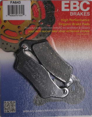 EBC Brakes EBC BRAKE PADS # FA642X NEW