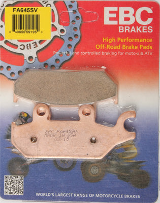 EBC Brakes EBC BRAKE PADS # FA645R NEW