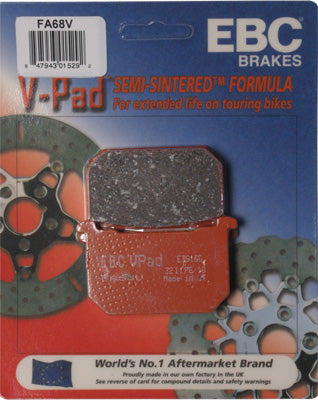 EBC Brakes EBC DOUBLE-H SINTERED BRAKE PADS # FA68HH NEW
