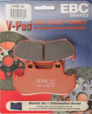 EBC BRAKE PADS V-SERIES PART# FA69/3V NEW