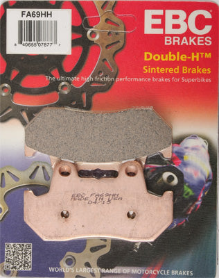 EBC BRAKE PADS PART# FA69HH NEW