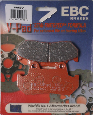 EBC Brakes EBC DOUBLE-H SINTERED BRAKE PADS # FA69HH NEW