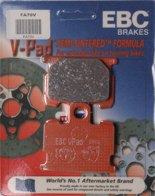 EBC BRAKE PADS V-SERIES PART# FA70V NEW