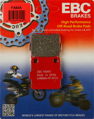 EBC Brakes BRAKE PADS PART NUMBER FA84SV