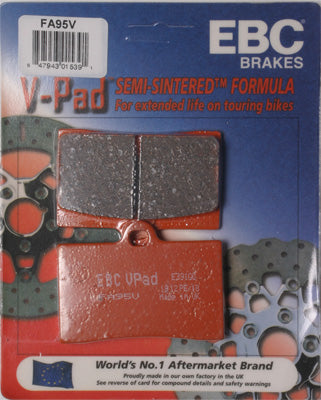 EBC V-SERIES FRONT BRAKE PADS PART# FA95V NEW