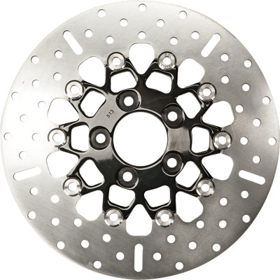 EBC FLOATING BRAKE ROTOR CHROME W/BLACK CENTER PART# RSD020BLK NEW