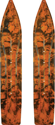 SLYDOG PR/ SLY DOG POWDERHOUND SKI 8" SWIRL BLACK/ORANGE 406972