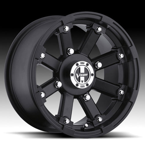 VISION WHEELS 393-147115MB4 ALUMINUM WHEEL 393 LOCKOUT 14X7