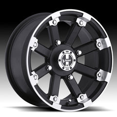 VISION WHEELS VISION ALUMINUM WHEEL 393 LOCKOUT MACHINED 12X7 393-127156MBML4