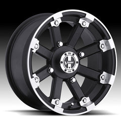 VISION WHEELS VISION ALUMINUM WHEEL 393 LOCKOUT MACHINED 12X8 393-128136MBML2