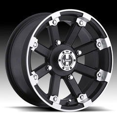 VISION WHEELS 393-147115MBML4 ALUMINUM WHEEL 393 LOCKOUT MACHINED 14X7