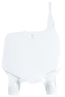 ACERBIS FRONT PLATE (WHITE) PART# 2042300002 NEW