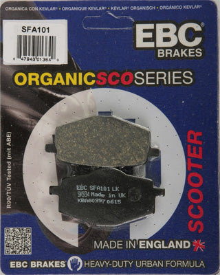 EBC BRAKE PADS PART# SFA101 NEW