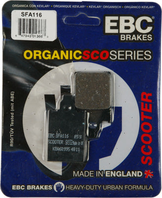 EBC BRAKE PADS PART# SFA116 NEW