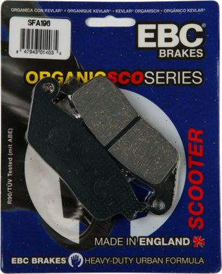 EBC BRAKE PADS PART# SFA196 NEW