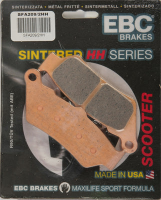 EBC BRAKE PADS PART# SFA209/2HH NEW