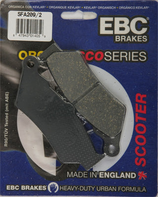 EBC BRAKE PADS PART# SFA209/2 NEW