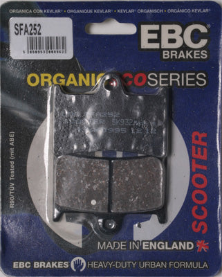 EBC BRAKE PADS PART# SFA252 NEW