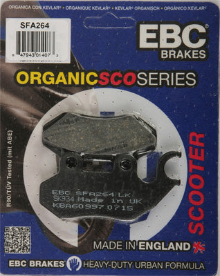 EBC BRAKE PADS PART# SFA264 NEW