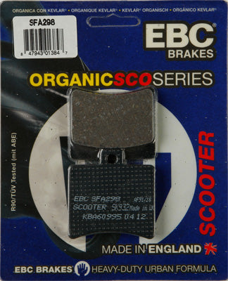EBC BRAKE PADS PART# SFA298 NEW