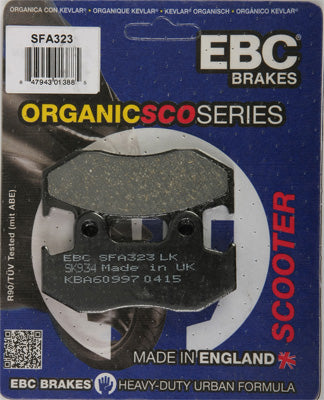 EBC BRAKE PADS PART# SFA323 NEW