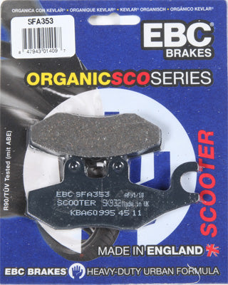 EBC BRAKE PADS PART# SFA353 NEW