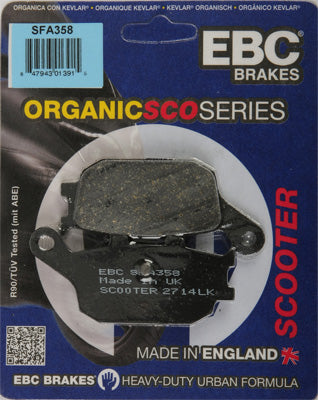 EBC BRAKE PADS PART# SFA358 NEW