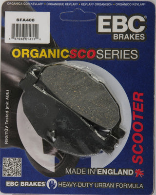 EBC BRAKE PADS PART# SFA408 NEW