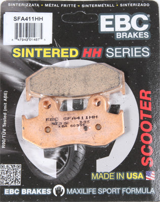 EBC Brakes BRAKE PADS PART NUMBER SFA411