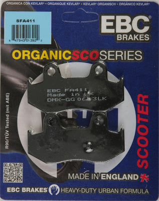 EBC BRAKE PADS PART# SFA411 NEW