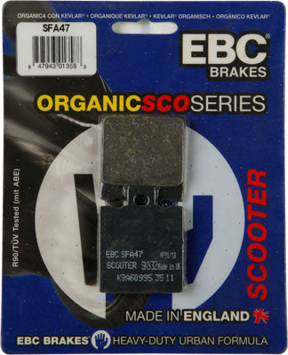 EBC BRAKE PADS PART# SFA47 NEW