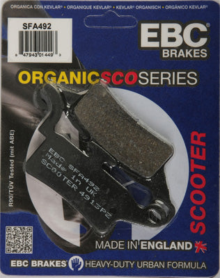EBC BRAKE PADS PART# SFA492 NEW