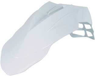 ACERBIS ACERBIS SUPERMOTARD FRONT FENDER (WHITE) PART# 2040390002 NEW PART NUMBE
