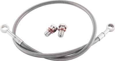 GALFER 2004-2008 Kawasaki VN1600B Vulcan 1600 Mean Streak BRAKE LINE REAR SILVER