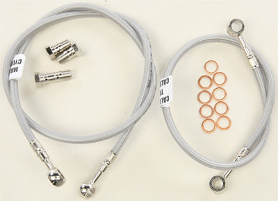 GALFER BRAKELINE 2 LINE FRONT STAINLESS STEEL CABLE KIT FK003D879OEM