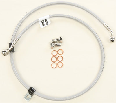 GALFER BRAKELINE 2 LINE FRONT STAINLESS STEEL CABLE KIT FK003D872-1