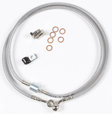 GALFER BRAKE LINE REAR SILVER HARLEY DAVIDSON PART# D518R NEW