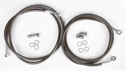 STREAMLINE FRONT BRAKE LINE KIT 2 (SMOKE) PART# DS650-F-2SMOKE NEW