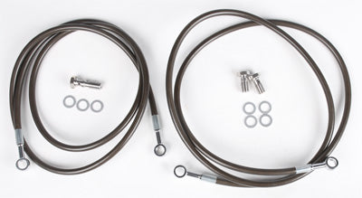 STREAMLINE 2-LINE FRONT BRAKE LINE KIT 2 (SMOKE) PART# DS650-2F-2SMOKE NEW