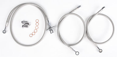 STREAMLINE FRONT BRAKE LINE KIT 2 PART# TRX450-F-2 NEW