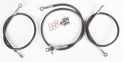 STREAMLINE FRONT BRAKE LINE KIT 2 (SMOKE) PART# TRX450-F-2SMOKE NEW