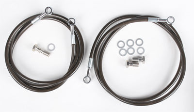 STREAMLINE 2-LINE FRONT BRAKE LINE KIT 2 (SMOKE) PART# PRED500-2F-2SMOKE NEW