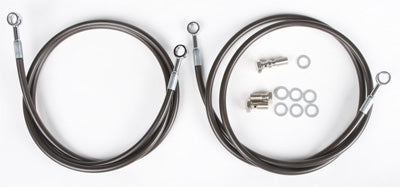 STREAMLINE 2-LINE FRONT BRAKE LINE KIT 2 (SMOKE) PART# OUT500-2F-2SMK NEW