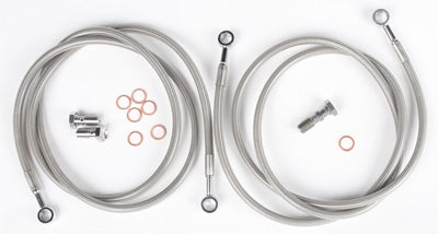 STREAMLINE 2-LINE FRONT BRAKE LINE KIT STANDARD PART# LT250-2F NEW