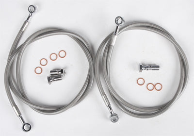 STREAMLINE 2-LINE FRONT BRAKE LINE KIT STANDARD PART# RAP250-2F NEW