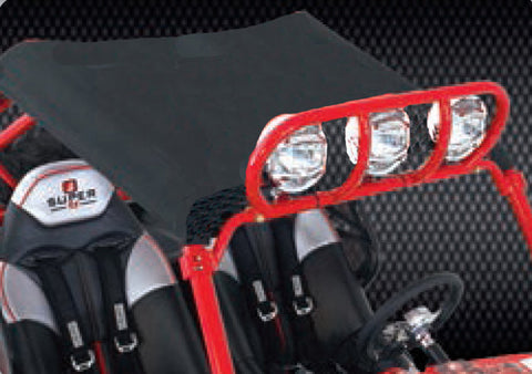 KORONIS 875-201-75 BIMINI TOP BLACK BLACK-RZR 800 900 2 SEAT MODELS