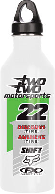 SMOOTH WATER BOTTLE TWO TWO MOTORSPORTS 27OZ PART# 1798-202