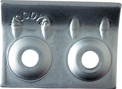 WOODYS BENDER STUD MATE SUPPORT PLATE 2 HOLE 7MM 48/PK PART# AWL-3750-B