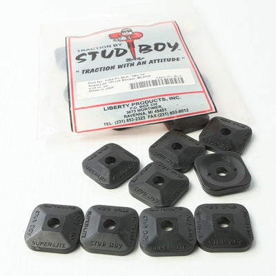 STUD BOY SUPER-LITE PLUS BACKERS BLACK 24/PK PART# 2462-P1-BLK