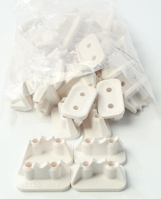 STUD BOY SUPER-LITE PRO SERIES DOUBLE BACKERS 0.75" 48/PK WHITE PART# 2512-P2-WH